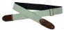 Tracolla per chitarra 2” in cotone, terminali in pelle